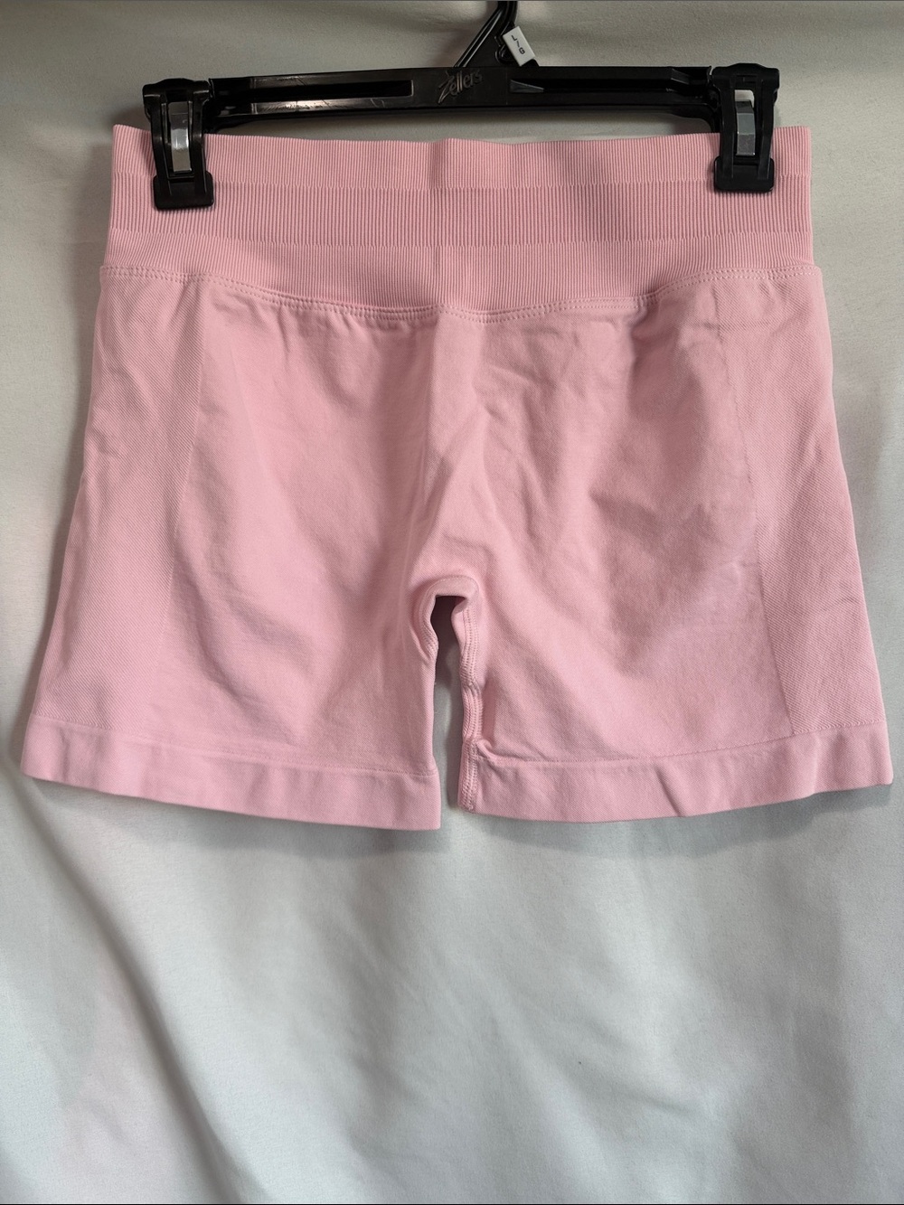 High-Rise Pink Seamless Bike Shorts for Women